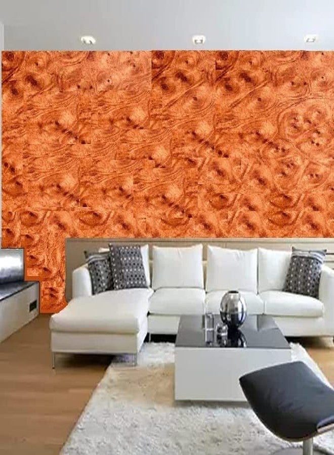 HAPPYMATES Wood Peel and Stick, Wallpaper Self Adhesive Brown Removable Waterproof Wood Grain Contact Paper for Kitchen Cabinets Countertop Wall Covering (24 X 48 Inch, Vintage Wood) - Image 4